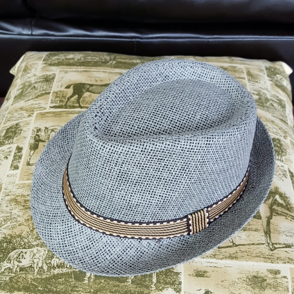 Banded Straw Hat